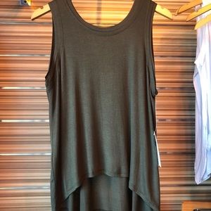 Emily Hsu Army Green Sunday Tank